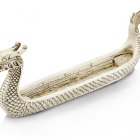 Podstawka pod kadzidełka w kształcie łódki – ceramiczna gondola smok