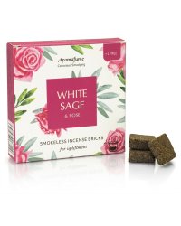 Kadzidełka bezdymne Aromafume White Sage & Róża kostka