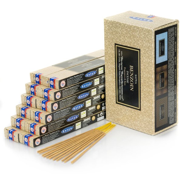 Satya - Benzoin Kadzidełka 180g 12 pudełek