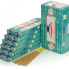 Kadzidełka pyłkowe Satya Nag Champa 12szt - Konopia