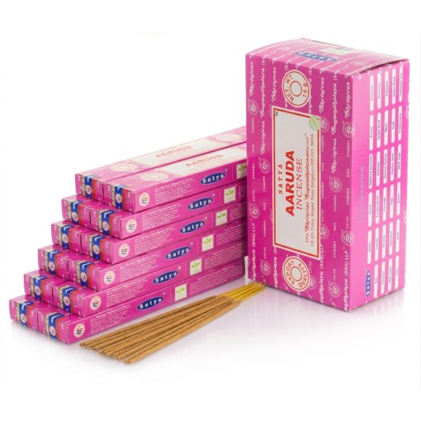 Kadzidełka Nag Champa Satya 180g Hurt 12 pudełek-  Aaruda