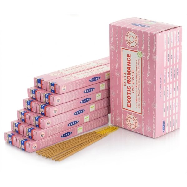 Kadzidełka Nag Champa Satya 180g hurt 12 pudełek - Romans