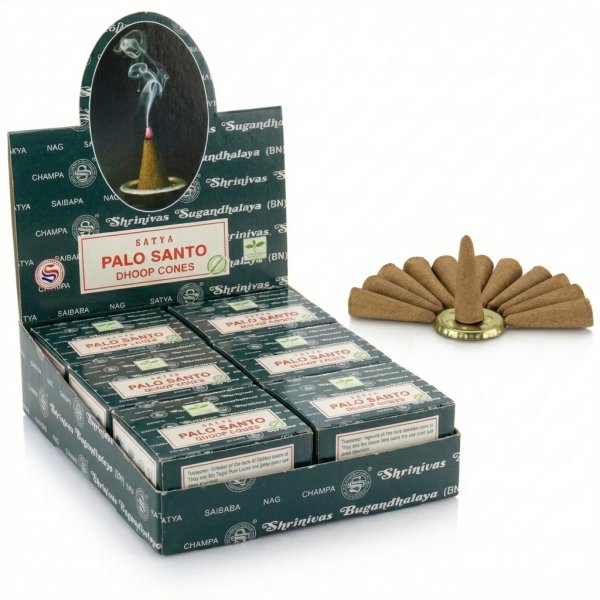 Satya kadzidełka stożkowe 12szt Oferta Hurtowa - Palo Santo