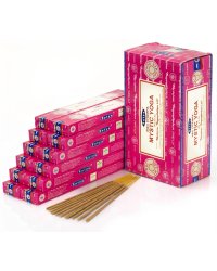 Kadzidełka pyłkowe Satya Nag Champa 12szt - Mystic Yoga