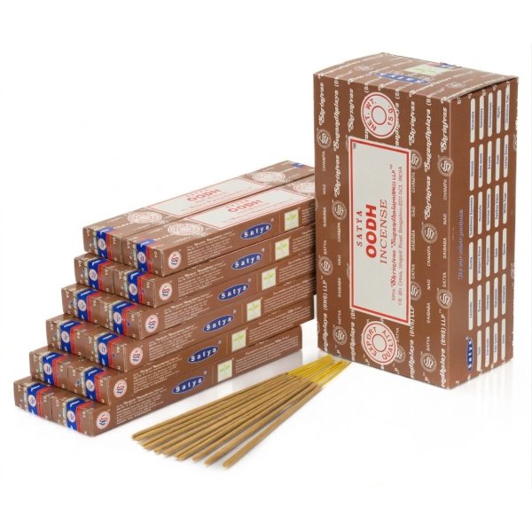 Satya - Żywica Oodh Kadzidełka 180g 12 pudełek