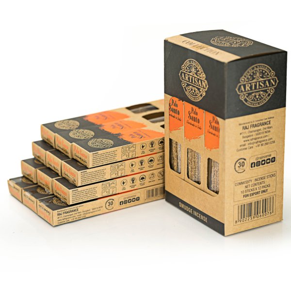 Kadzidełka Craftowe Artisan z Palo Santo Hurt 12szt - Świete Drzewo