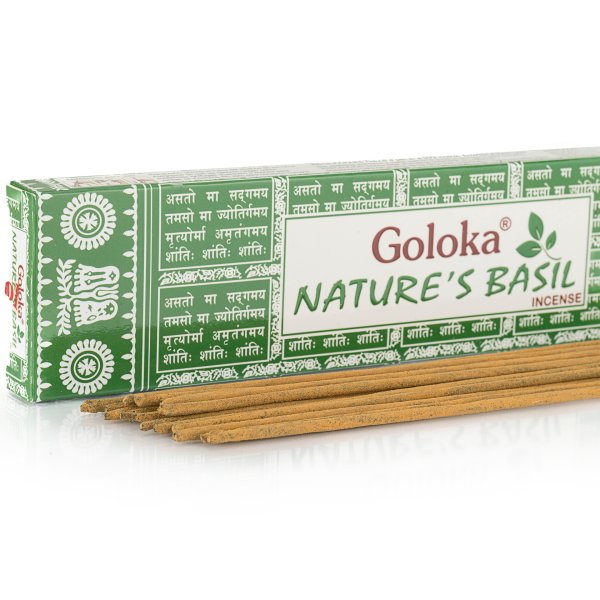 Kadzidełka Goloka Pyłkowe 16g. - Bazylia