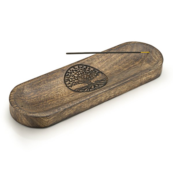 Podstawka pod kadzidełka, Palo Santo i Białą Szałwie - Mango