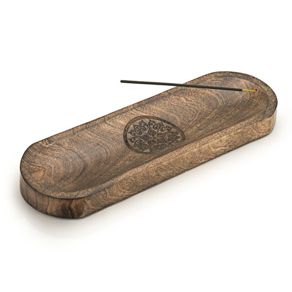 Podstawka pod kadzidełka, Palo Santo i Białą Szałwie - Mango