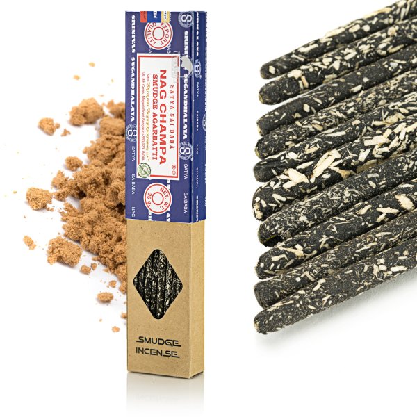 Kadzidełka Naturalne Satya Smudge Nag Champa 25 g – Ręcznie Rolowane
