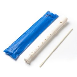 Flet szkolny prosty 8-otworowy 33 cm dla uczniów